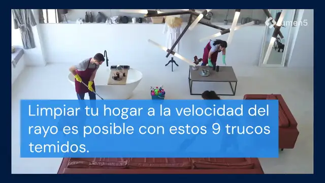 Video thumbnail for ¿Cómo limpiar una casa a la velocidad del rayo? 9 trucos temidos