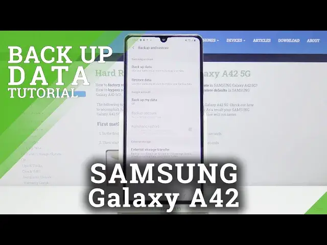 'Video thumbnail for Samsung Galaxy A42   Google Backup'