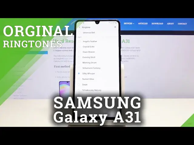'Video thumbnail for How to Change Ringtone in SAMSUNG Galaxy A31 – Ringtone List'