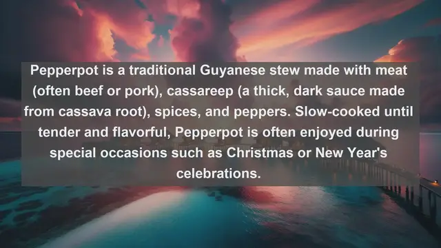 Video thumbnail for Taste of Guyana: Top 10 Mouthwatering Guyanese Dishes You Must Try