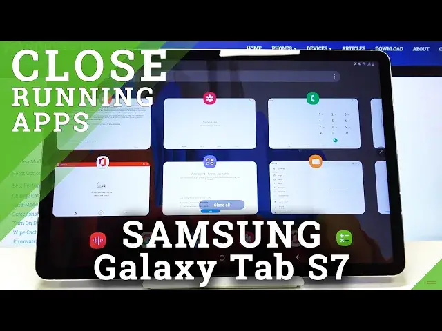 'Video thumbnail for How to Switch Off Running Apps on SAMSUNG Galaxy Tab S7 – Deactivate Unused Apps'