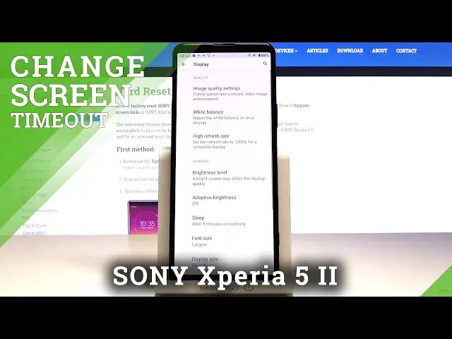 'Video thumbnail for How to Activate Sleep Time of Sony Xperia 5 II – Adjust Screen Timeout'