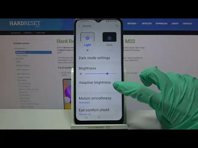 'Video thumbnail for How to Activate Auto Brightness on SAMSUNG Galaxy M22 – Manage Display Settings'