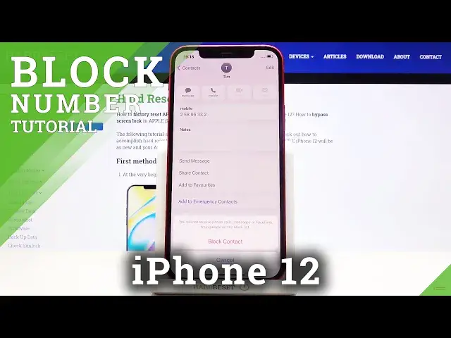 'Video thumbnail for How to Block Number in iPhone 12 – Create Blacklist'