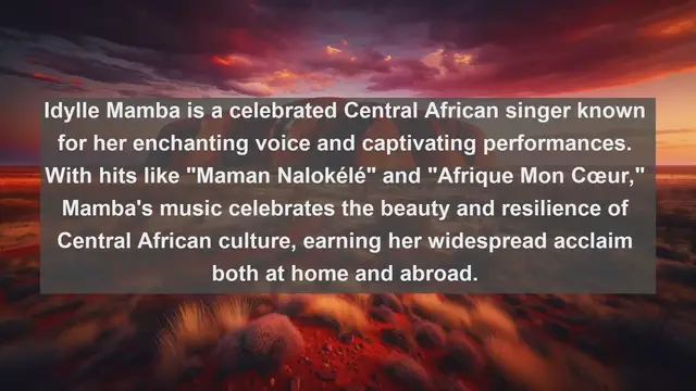 Video thumbnail for Harmony of the Heartland: Top 10 Renowned Singers from the Central African Republic