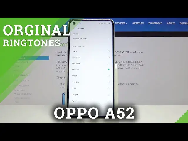 'Video thumbnail for How to Change Ringtone in OPPO A52 – Find Ringtone List'