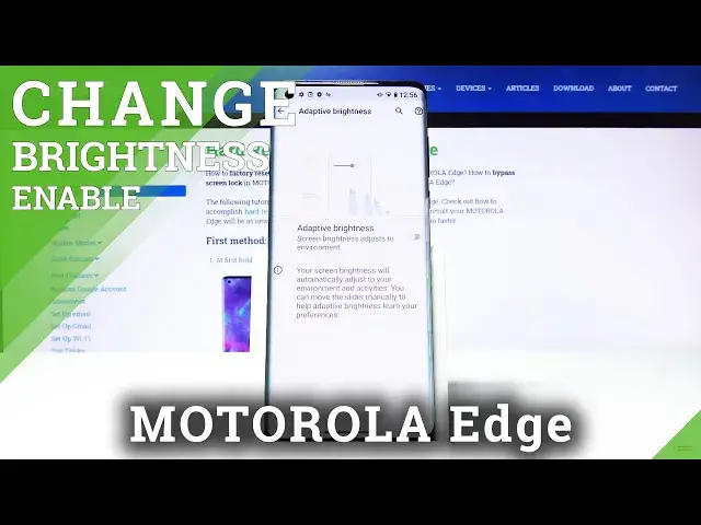Video thumbnail for How to Turn on Automatic Brightness in Motorola Edge – Enable Adaptive Brightness