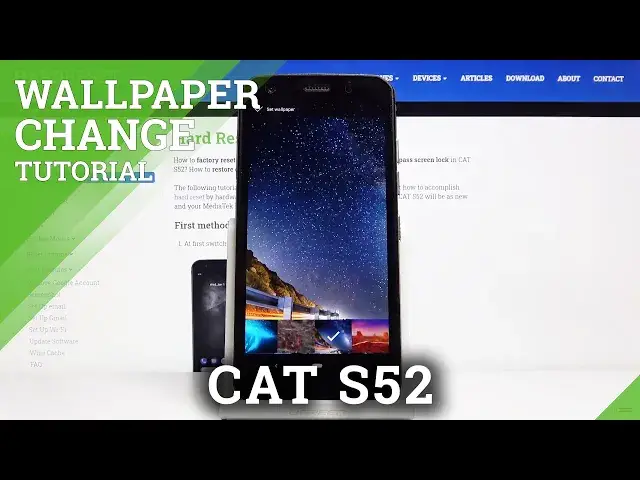 'Video thumbnail for How to Change Wallpaper in CAT S52 – Home Screen Update'