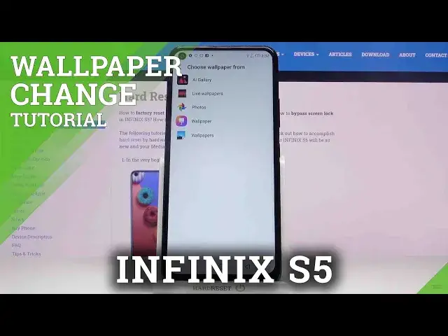 Video thumbnail for How to Adjust Wallpaper in Infinix S5 - Change Wallpaper