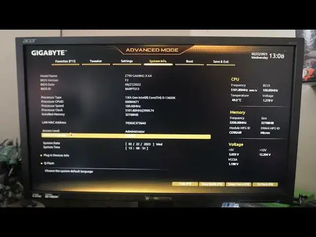 Video thumbnail for How To Change BIOS Language Gigabyte Z790 Series Motherboard