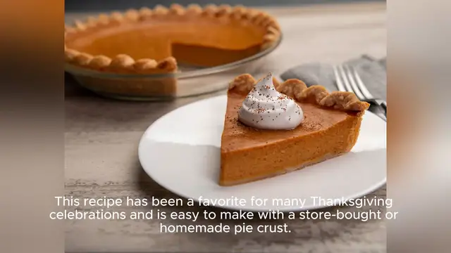 Video thumbnail for libby's pumpkin pie recipe