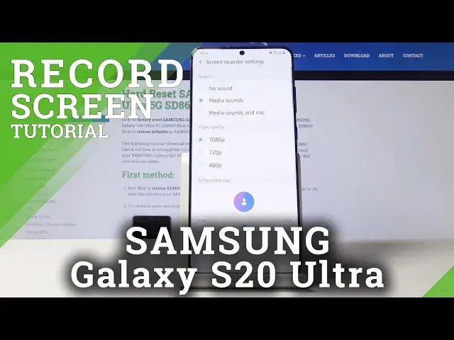 Video thumbnail for How to Record Screen on SAMSUNG Galaxy S20 Ultra – Screen Recording