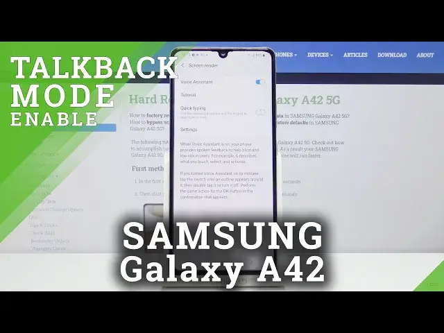 'Video thumbnail for How to Activate TalkBack in Samsung Galaxy A42 – Switch On/Off TalkBack Feature'