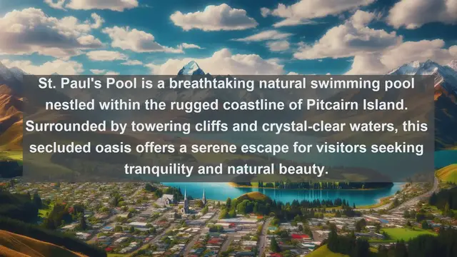 Video thumbnail for Hidden Treasures: Top 10 Famous Lakes in Pitcairn Islands