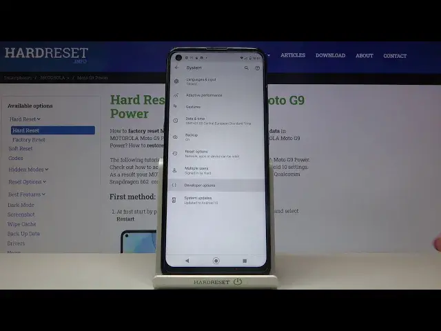 'Video thumbnail for Enable Automatic System Updates – Update MOTOROLA Moto G9 Power System'