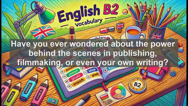 Video thumbnail for 1500 Must Know CEFR B2 Vocabulary - Understanding 'Edit': The Key to Refining Content