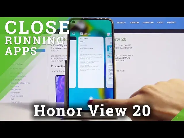 'Video thumbnail for How to Turn Off Running Apps in HUAWEI Honor View 20 – Close Background Apps'