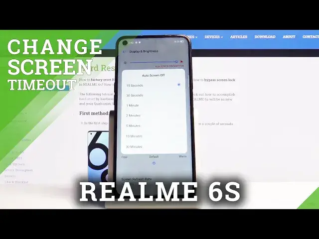 'Video thumbnail for How to Set Up Screen Timeout in REALME 6s – Screen Timeout'