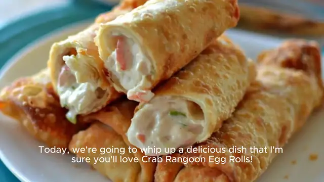 Video thumbnail for Crab Rangoon Egg Rolls
