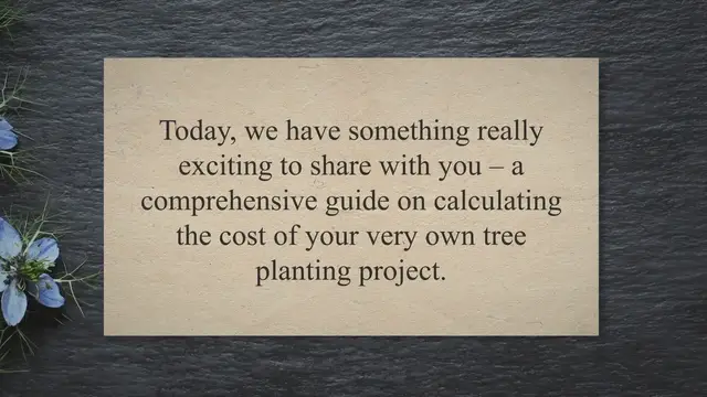 Video thumbnail for Tree Planting Cost Calculator