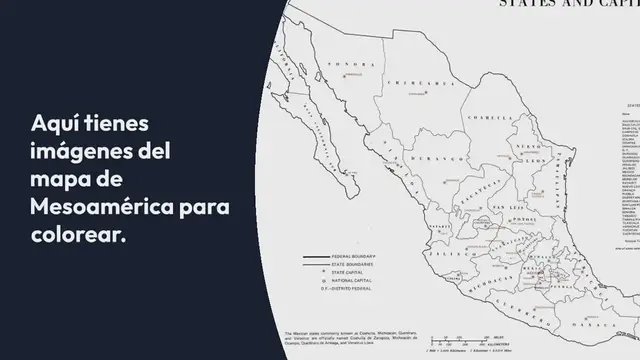 Video thumbnail for Mapa de mesoamerica para colorear