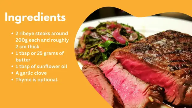 Video thumbnail for Ultimate Ribeye Steak Recipe: Sear to Perfection!