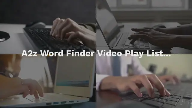 Video thumbnail for Cracking Crossword Puzzles: Use A2zWordFinder.com to Find Solutions
