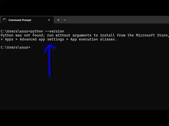 Video thumbnail for How to Fix python is not recognized as an internal and external Command Error in CMD