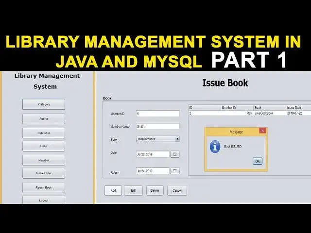 Video thumbnail for Library Management System Project in Java Part 1