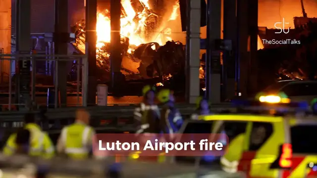 Video thumbnail for Luton Airport Fire