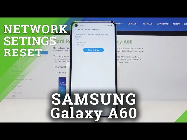 'Video thumbnail for How to Reset Network Settings in SAMSUNG Galaxy A60 – Find Network Settings'