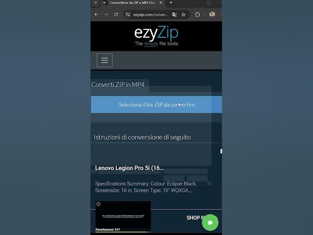 Video thumbnail for 📦 Converti ZIP in MP4 Sul Tuo Browser | Nessuna Installazione Software Richiesta