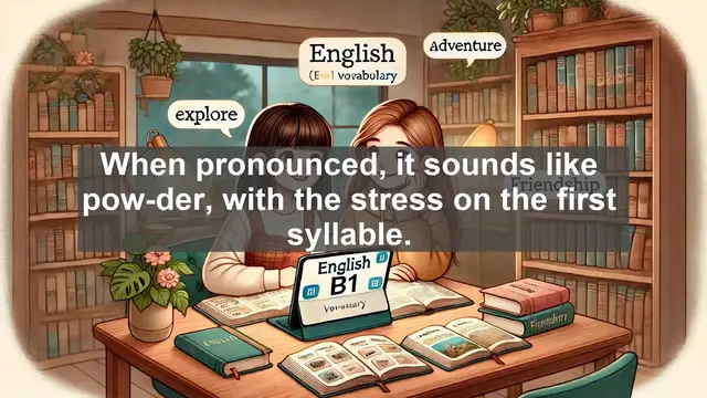 Video thumbnail for 2500 Must Know CEFR B1 Vocabulary - The Fascinating World of Powder: From Dust to Rocket Fuel