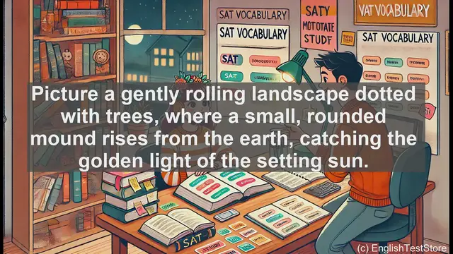 Video thumbnail for 5000 Must Know SAT Vocabulary - What is a Hillock? Boost Your SAT Vocabulary