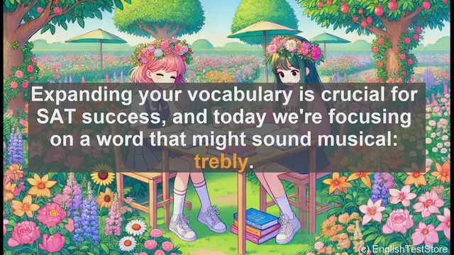 Video thumbnail for 5000 Must Know SAT Vocabulary - SAT Vocabulary Boost: Understanding 'Trebly'
