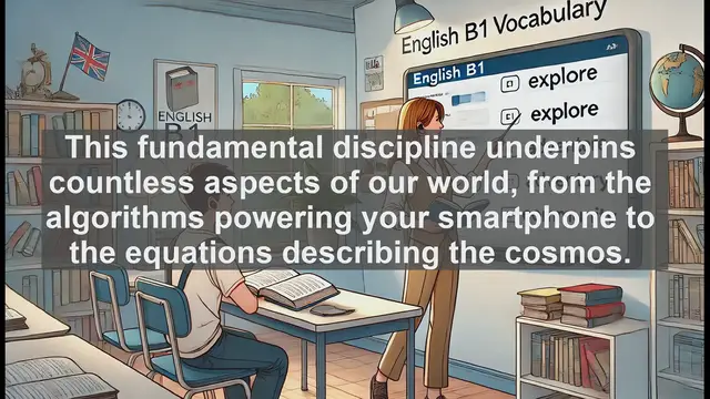 Video thumbnail for 2500 Must Know CEFR B1 Vocabulary - Mathematics: Key Concepts for B1 English Proficiency