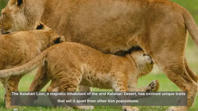 Video thumbnail for 10 Unique Traits of Kalahari Lions: Desert Survival Specialists