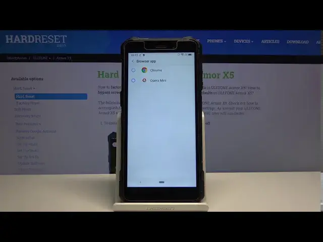 Video thumbnail for How to Change Default Apps in ULEFONE Armor X5 – Select Apps