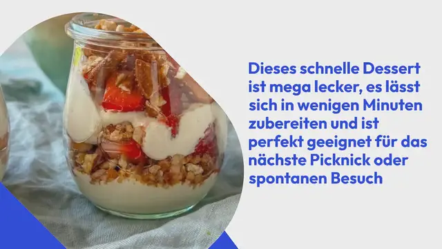 Video thumbnail for 5 einfache Rezept-Ideen für leckeres Dessert im Glas