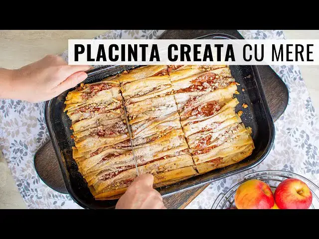 Video thumbnail for Cea mai ușoară plăcintă cu mere! Plăcintă creață cu mere, rețeta simplă de post | Bucate Aromate
