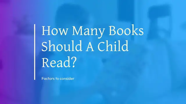 'Video thumbnail for How many books should a child read per week/month? '