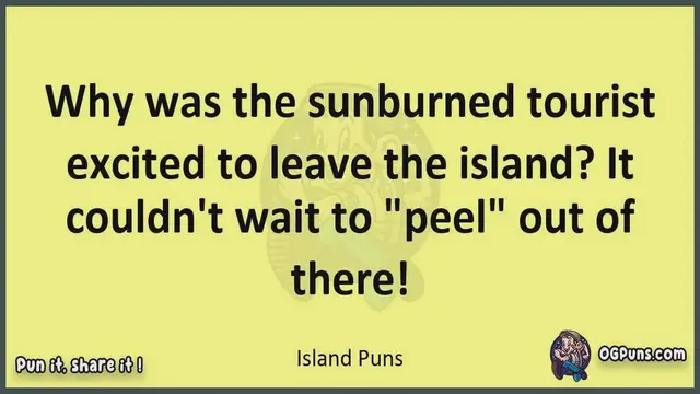 Video thumbnail for Island - Jokes, Puns, Wordplays, and Laughter