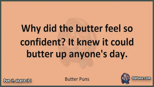 Video thumbnail for Butter - Jokes, Puns, Wordplays, and Laughter