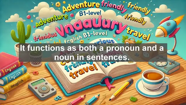 Video thumbnail for 2500 Must Know CEFR B1 Vocabulary - Understanding 'Nobody': A Guide to Using This Indefinite Pronoun