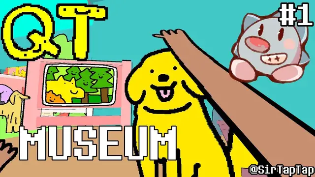 Video thumbnail for Let's Play QT: Museum (1) | Full release of QT, the Cutest, MS Paintest Games!