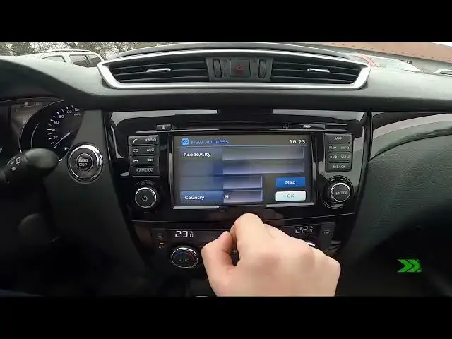 'Video thumbnail for How to Set Destination in Map in Nissan Qashqai II ( 2014 – 2021 ) - Start Route in Navigation'