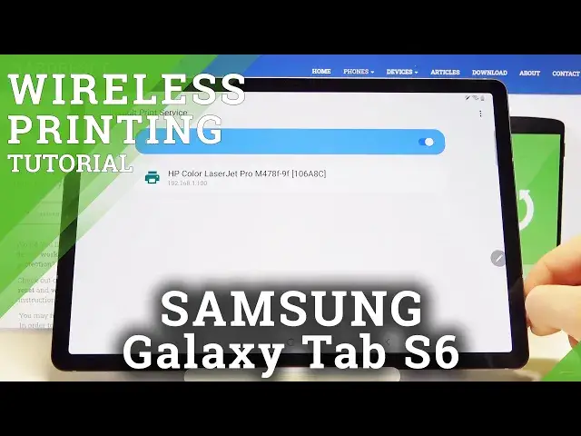 'Video thumbnail for How to Connect Printer with SAMSUNG Galaxy Tab S6 – Enable Wireless Printing'