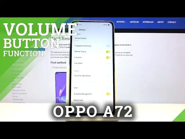 Video thumbnail for How to Change Volume Buttons on the Camera on OPPO A72 - Volume Buttons Settings