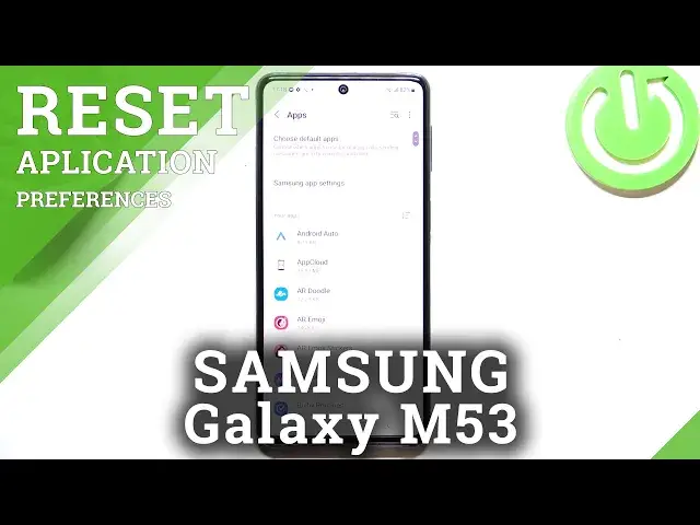'Video thumbnail for How to Reset App Preferences on SAMSUNG Galaxy M53 - Restore App Preferences'