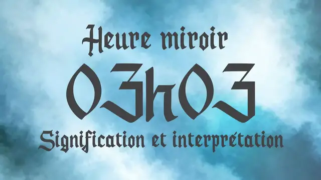 Video thumbnail for 🔮 HEURE MIROIR 03h03 - Signification et Interprétation angélique